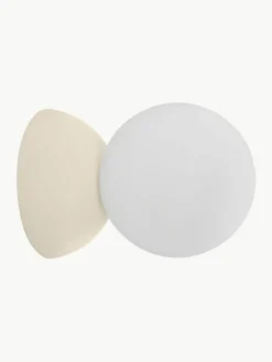 Kleine wand- en plafondlamp Zero van glas en beton