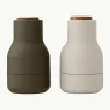 Kleine zout- en pepermolen Bottle Grinder met walnoothouten deksel, 2-delig