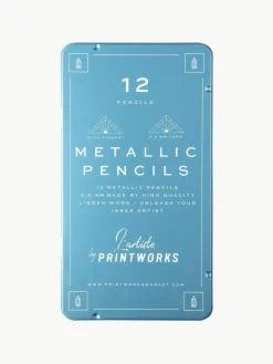 Kleurpotloden Metallic, 12-delig