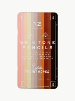 Kleurpotloden Skin Tone, 12-delig