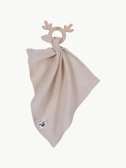 Knuffeldeken Cuddly met Bijtring, handgemaakt