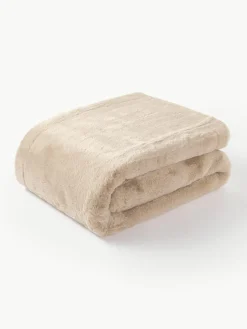 Knuffeldeken Mette van imitatiebont
