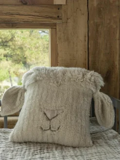 Knuffelkussen Sheep van wol