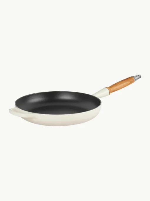 Koekenpan Signature Collection uit gietijzer met houten handvat