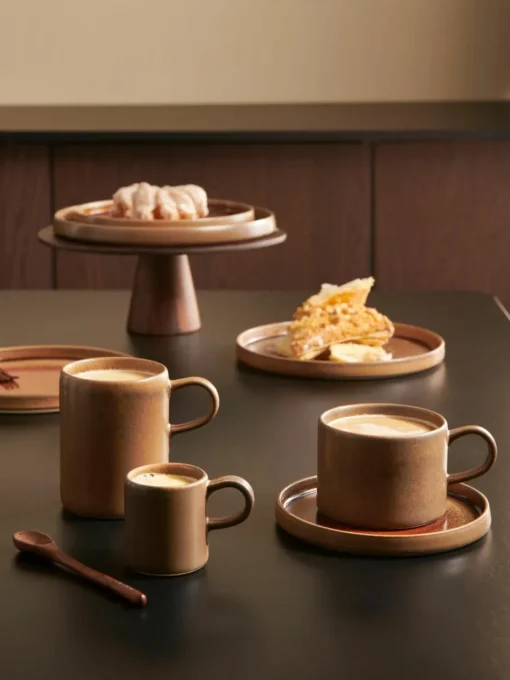 Koffiekopjes Gobi met kleurverloop, 6 stuks