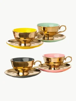 Koffiekopjes Legacy met schoteltjes, set van 4