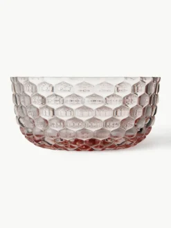 Kommen Jellies met structuurpatroon, 4 stuks