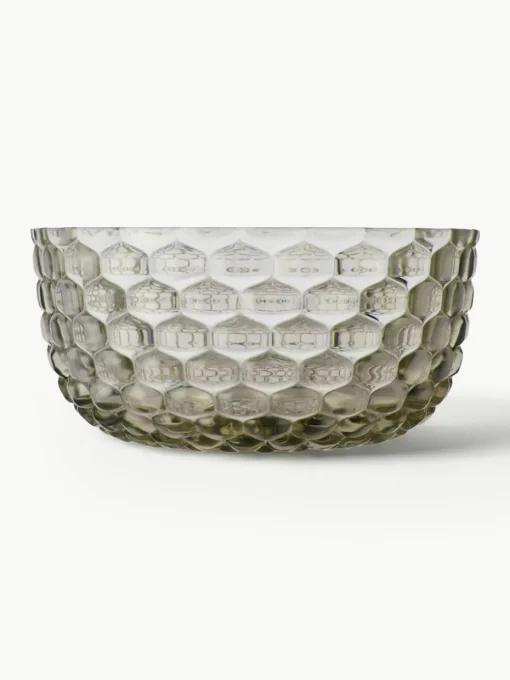 Kommen Jellies met structuurpatroon, 4 stuks
