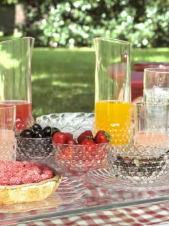 Kommen Jellies met structuurpatroon, 4 stuks