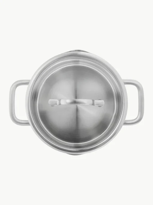 Kookpanenn TrueFlow van edelstaal, set van 4
