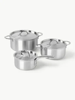 Kookpotten Alchimy van edelstaal, set van 3