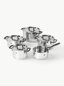 Kookpotten Bellasera van roestvrij staal, set van 5