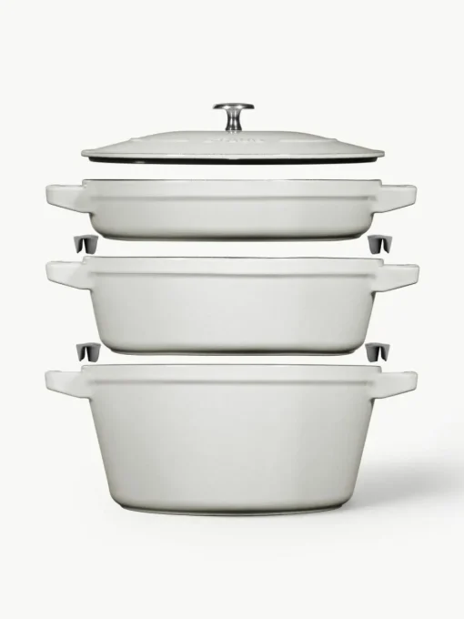 Kookpotten La Cocotte uit gietijzer, set van 3