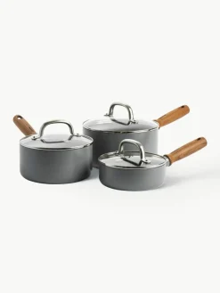 Kookpotten Mayflower Pro met antiaanbaklaag, set van 3