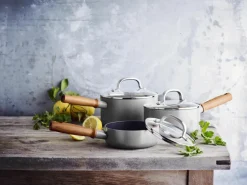 Kookpotten Mayflower Pro met antiaanbaklaag, set van 3