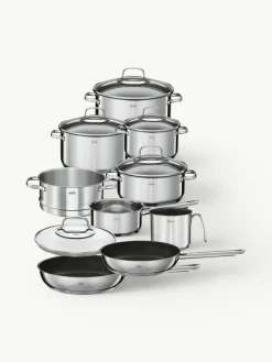 Kookpottenset Elegance van RVS, set van 10