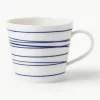 Kopje Pacific blauw van porselein