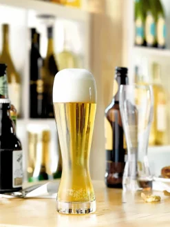 Kristallen bierglazen Grandezza, 6 stuks