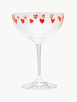 Kristallen champagneglazen Classic Love, 2 stuks