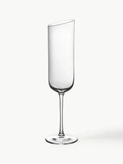 Kristallen champagneglazen NewMoon, 4 stuks