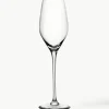 Kristallen champagneglazen Exquisit, 6 stuks