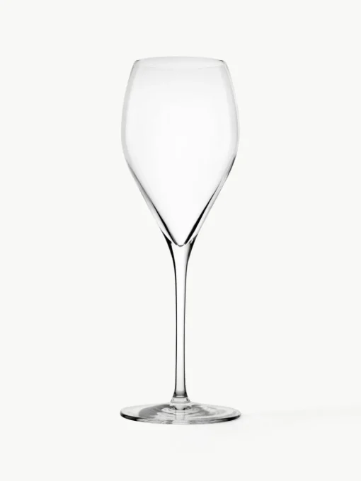 Kristallen champagneglazen Prestige, 6 stuks