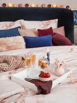 Kristallen champagneglazen Timeless met groefreliëf, 6 stuks