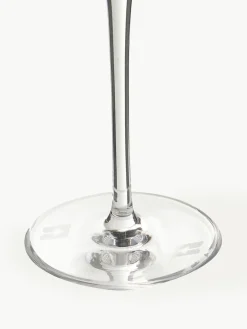 Kristallen champagneglazen Dvorak met goudkleurige decoratie, 6 stuks