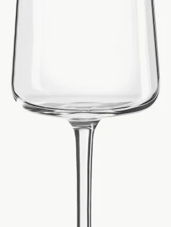 Kristallen champagneglazen Power in kegelvorm, 6 stuks