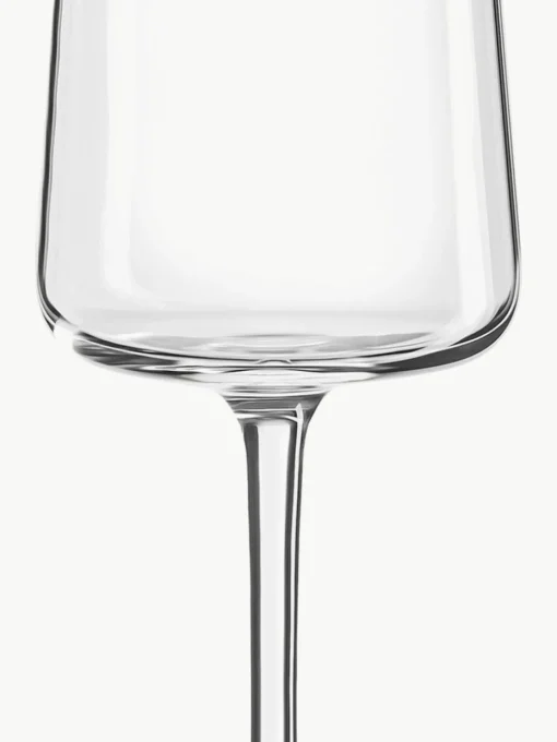 Kristallen champagneglazen Power in kegelvorm, 6 stuks