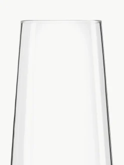 Kristallen champagneglazen Power in kegelvorm, 6 stuks
