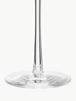 Kristallen champagneglazen Power in kegelvorm, 6 stuks