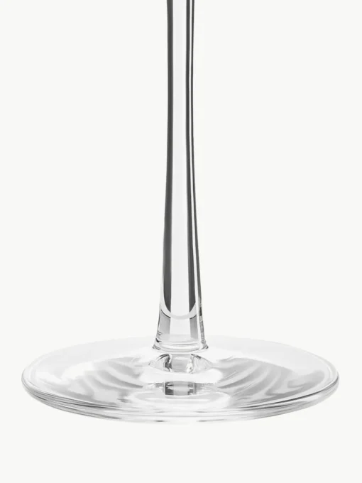 Kristallen champagneglazen Power in kegelvorm, 6 stuks