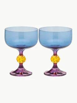 Kristallen cocktailglazen Paradise, 2 stuks
