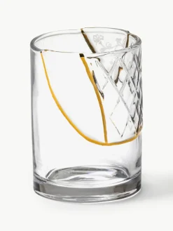Kristallen glazen Kintsugi