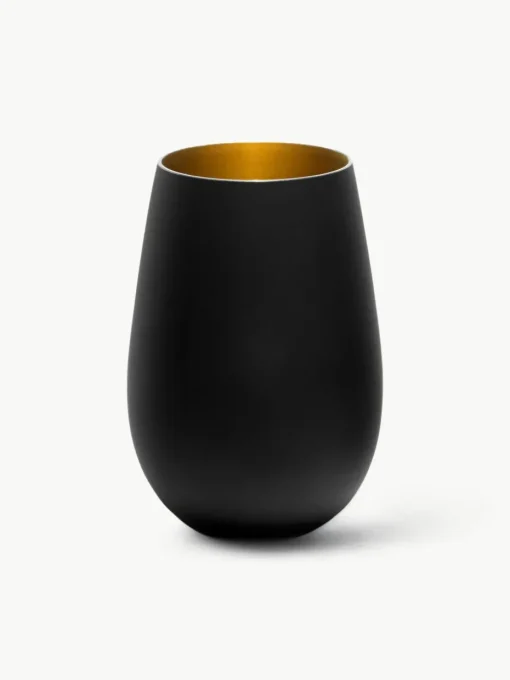 Kristallen longdrinkglazen Elements, 6 stuks