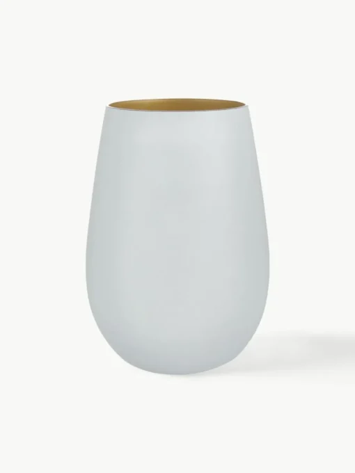 Kristallen longdrinkglazen Elements, 6 stuks