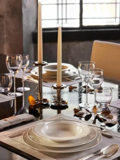 Kristallen waterglazen Dvorak met goudkleurige decoratie, 6 stuks