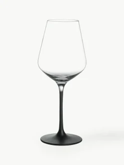 Kristallen witte wijnglazen Manufacture Rock, 4 stuks