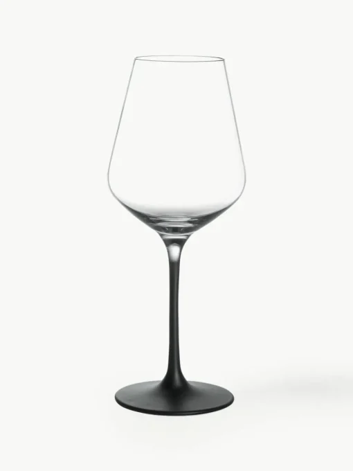 Kristallen witte wijnglazen Manufacture Rock, 4 stuks