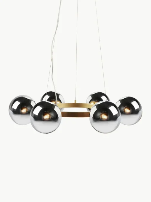 Kroonluchter Circle van spiegelglas
