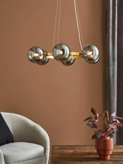 Kroonluchter Circle van spiegelglas