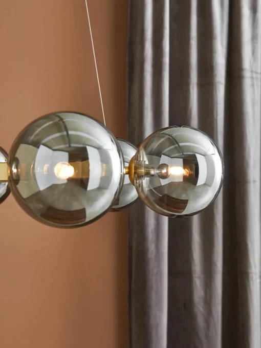 Kroonluchter Circle van spiegelglas