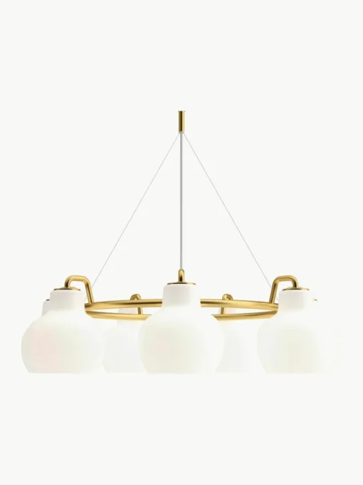 Kroonluchter VL ring Crown, mondgeblazen