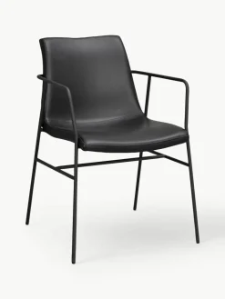 Kunstleren armstoelen Huntingbay, 2 stuks