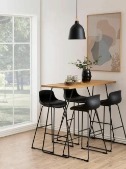 Kunstleren barkrukken Tina, 2 stuks
