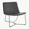 Kunstleren lounge fauteuil Barrel