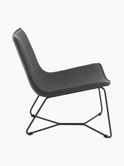 Kunstleren lounge fauteuil Barrel