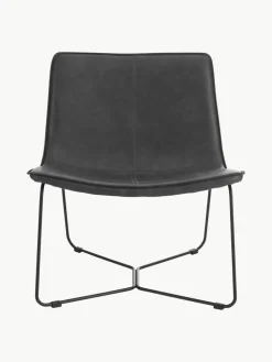 Kunstleren lounge fauteuil Barrel