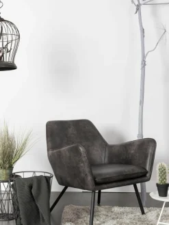 Kunstleren loungefauteuil Bon